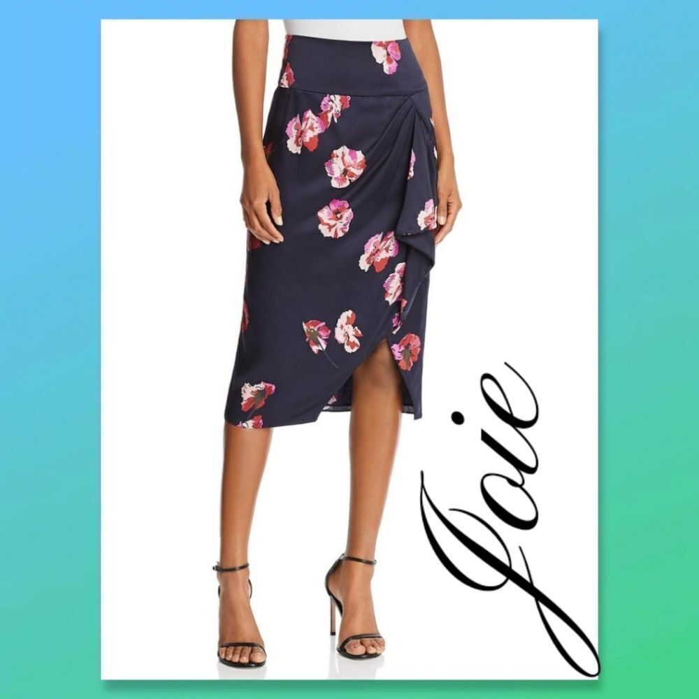 NWT Joie Alphina Faux Wrap Skirt